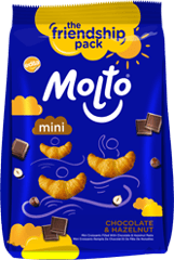 سناك شوكولاتة بندق ميني مولتو 83 جرام
