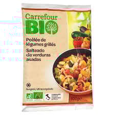 CARREFOUR BIO Poêlée de Légumes Surgelée 600g