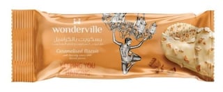 آيس كريم بسكويت كاراميل وندر 90 مل