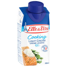 ELLE & VIRE Crème Cuisson UHT Légère 12% 200ml