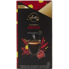 CARREFOUR SÉLECTION Capsules de Café Kenya Pack de 10