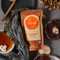 Brodo Organic Mushroom Broth (6 Single Cup Servings)