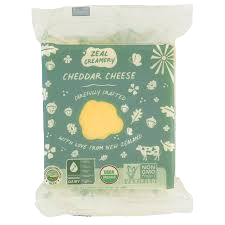 Zeal Grass-Fed Sharp Cheddar Cheese