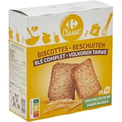 CARREFOUR Biscottes Complètes 300 g