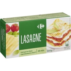 CARREFOUR Lasagnes Fraîches 500 g