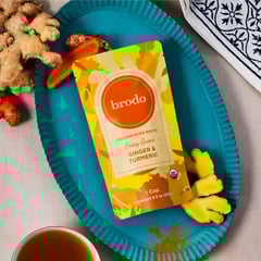 Brodo Organic Deeply Rooted Bone Broth (6 Single Cup Servings)