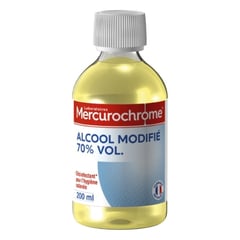 MERCUROCHROME Alcool Modifié 70° 200 ml