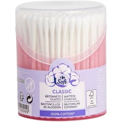 CARREFOUR Coton-Tiges Boîte de 160