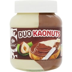 CARREFOUR Pâte à Tartiner Duo 400 g