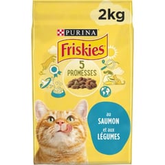 FRISKIES Croquettes Chat Saumon 2 kg