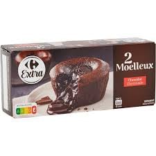 CARREFOUR EXTRA Fondant au Chocolat Surgelé 450 g