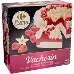 CARREFOUR Vacherin Vanille-Framboise 544 g