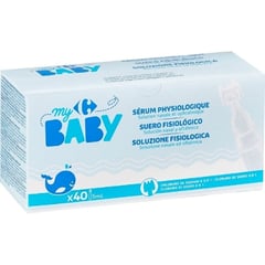 CARREFOUR BABY Dosettes Sérum Physiologique Pack de 40x5 ml