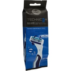 CARREFOUR Rasoirs Jetables Techni3 3 Lames Lot de 8