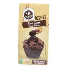 CARREFOUR Dessert Chocolat Noir 64% 200g