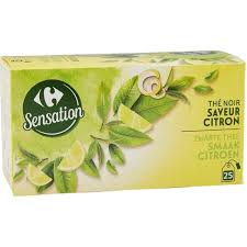 CARREFOUR Thé Vert Citron Vert Boîte de 25 Sachets