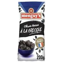 MENGUY'S Olives Noires à la Grecque 200 g