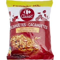 CARREFOUR Cacahuètes Grillées à Sec 500 g