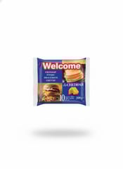 WELCOME Fromage Fondu Cheddar 10 Tranches 200g