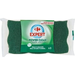 CARREFOUR Eponges Vaisselle Grattantes X3