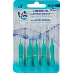CARREFOUR Brossettes Interdentaires Pack de 5