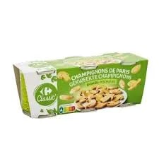 CARREFOUR Champignons Pieds et Morceaux Pack de 3x400 g