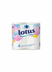 LOTUS Papier Hygiénique Pack de 4 Rouleaux