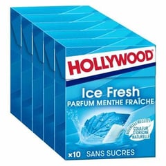 HOLLYWOOD Ice Fresh Pack de 10 Dragées 14 g