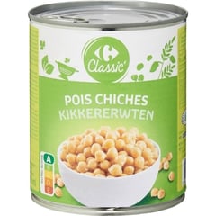 CARREFOUR Pois Chiches en Conserve 800 g