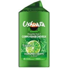 USHUAÏA Douche 3-en-1 Agrumes Verts 300ml