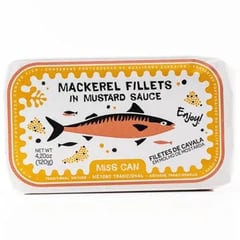 Miss Can Mackerel Fillets with Mustard Sauce