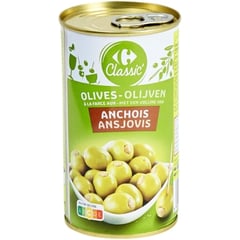 CARREFOUR Olives Farcies aux Anchois 400 g