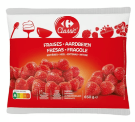 CARREFOUR Fraises Entières Surgelées 650g