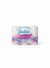 DALLAS Papier Hygiénique Pack de 6 Rouleaux