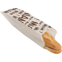 Sacs Kraft Sandwich Lot de 90