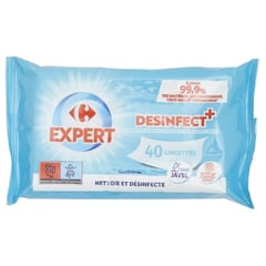 CARREFOUR Lingettes Desinfectantes X40