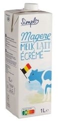 SIMPL Lait Demi-Écrémé Français UHT 1L
