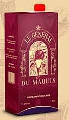 GENERAL DU MAQUIS Vin Rouge en Brique 1 L