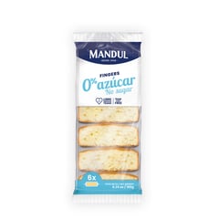 MANDUL Fingers Sans Sucre 180g