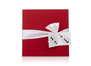 Chocolat HAMLET  "VELOURS" Rouge Boîte 250g