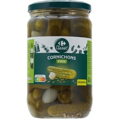 CARREFOUR Cornichons Fins aux 5 Aromates Bocal 660 g