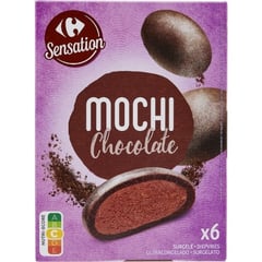 CARREFOUR Mochis Glacés Parfum Chocolat 6 x 35 g