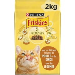FRISKIES Croquettes Chat Lapin 2 kg