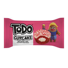 كب كيك رد فلفت تودو 1 قطعة