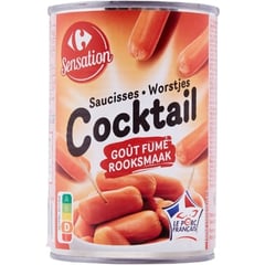 CARREFOUR Saucisses Cocktail Nature 400 g