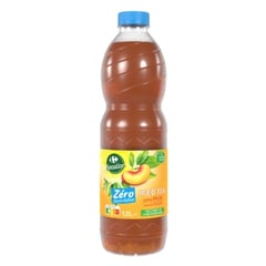 CARREFOUR Thé Pêche Zéro Sucre 1,5 L