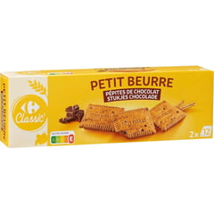 CARREFOUR Petit Beurre Pépites Chocolat 200 g