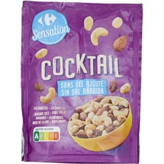 CARREFOUR Cocktail Apéritif Sans Sel Ajouté 120 g