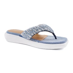 Anaar Sunny Side Denim Open Sandals – Casual Cool Everyday Comfort