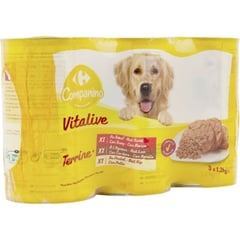 CANIFORS Pâtée pour Chiot 3 Mélanges Viande-Poulet 410 g
